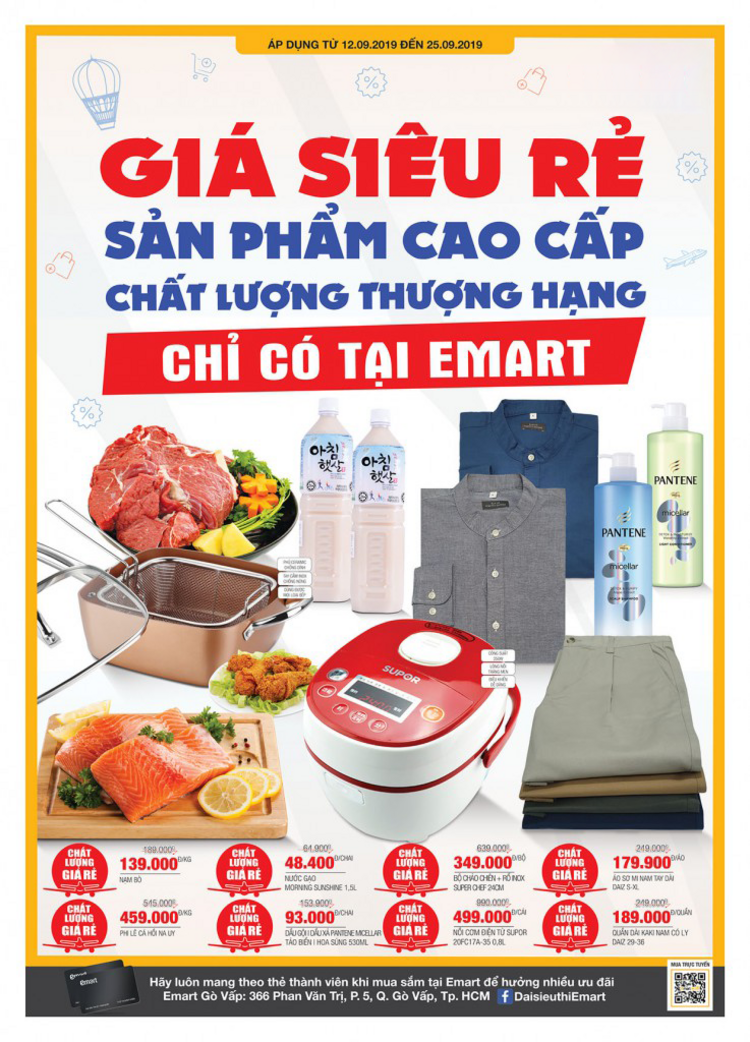 Emart cẩm nang Giá siêu rẻ, sản phẩm cao cấp