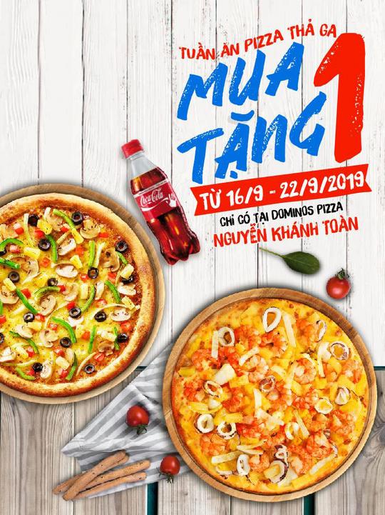 Domino domino's Pizza mua 1 tặng 1