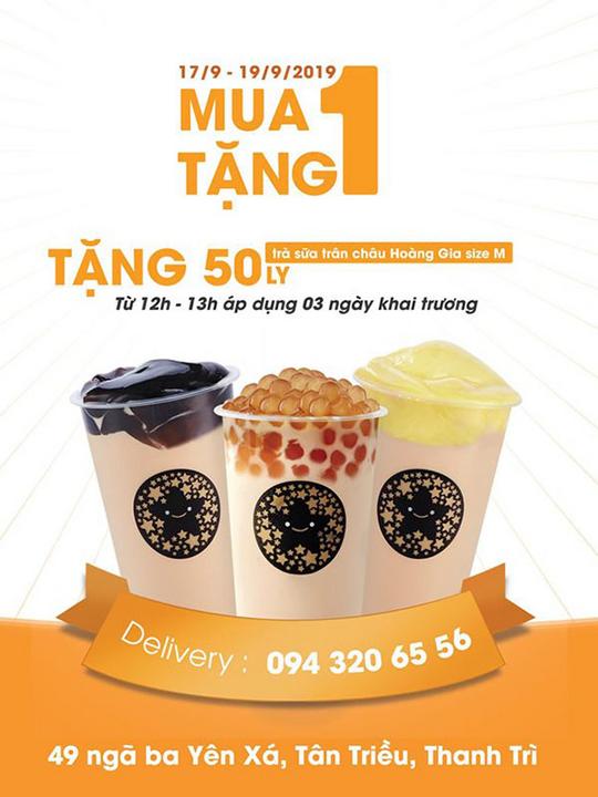 Tocotoco ưu đãi mua 1 tặng 1 mừng khai trương