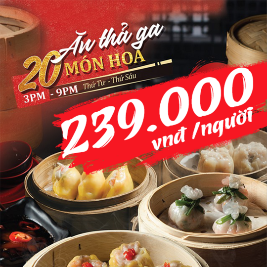 San Fu Lou dimsum Buffet chỉ 239k/người