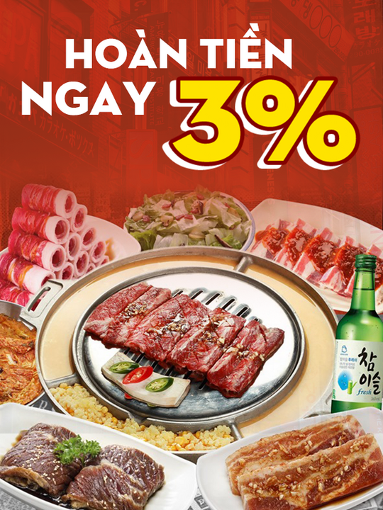 K-pub hoàn tiền 3% khi mua voucher tại Shopiness