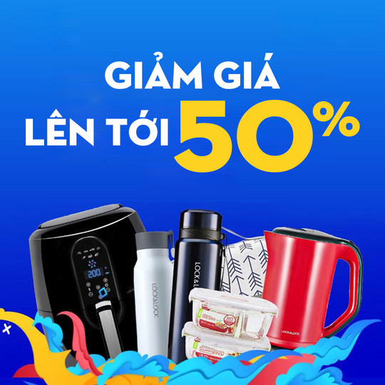 LOCK&LOCK ưu đãi đến 50% khi mua tại Lazada