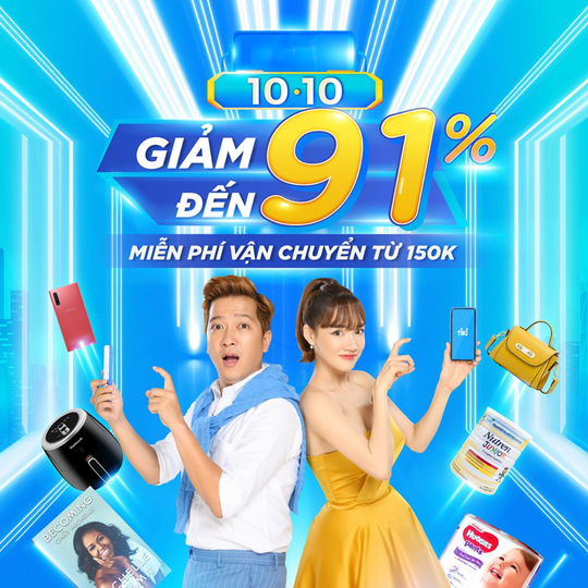 Tiki mùa sale huyền thoại, giảm đến 91%