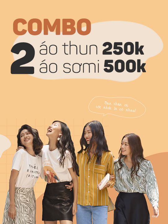 Hnoss combo 2 áo thun chỉ 250k