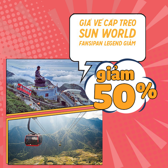 Traveloka giảm 50% vé cáp treo Fansipan