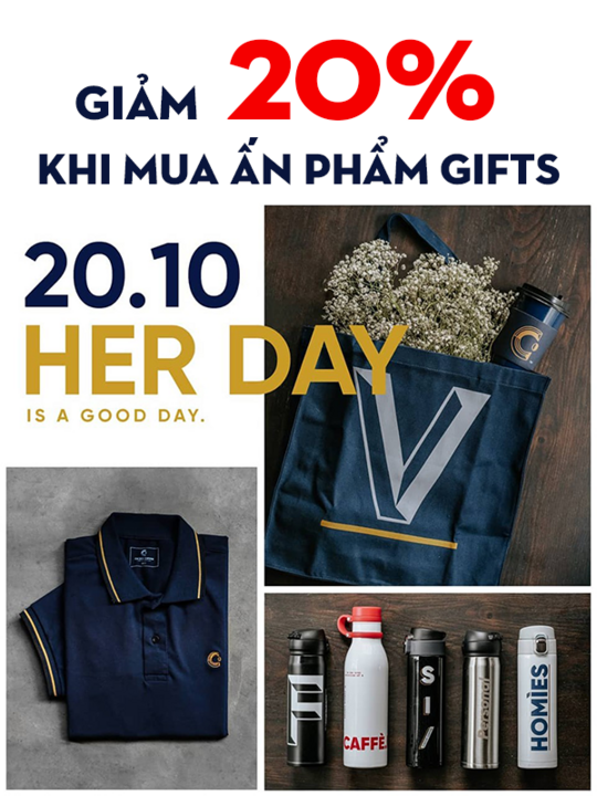 Cheese Coffee giảm 20% ấn phẩm thuộc mục GIFTS