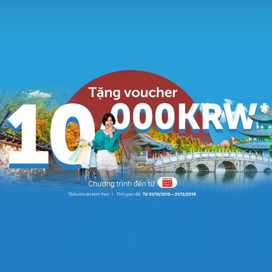 Traveloka tặng voucher 10.000KRW