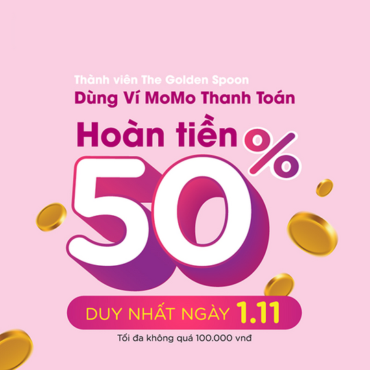 Sumo BBQ hoàn tiền 50% khi thanh toán qua Momo