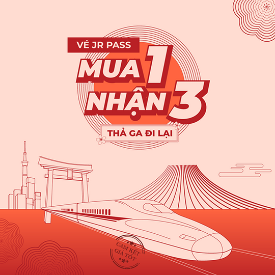 Klook ưu đãi khi mua vé JR Pass