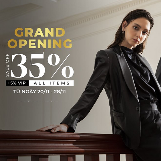 GIOVANNI giảm 35% toàn bộ sản phẩm