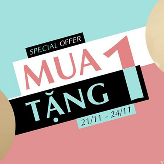 Vella Fashion ưu đãi mua 1 tặng 1 tất cả sản phẩm