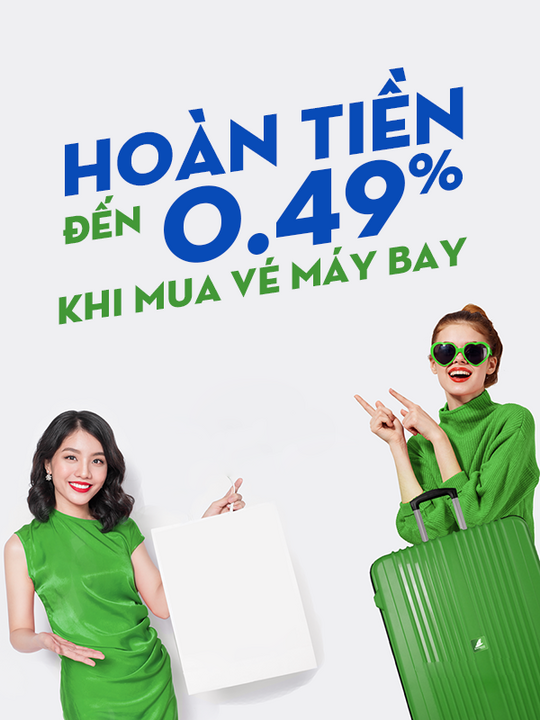 Bamboo Airways hoàn 0.49% khi mua vé máy bay