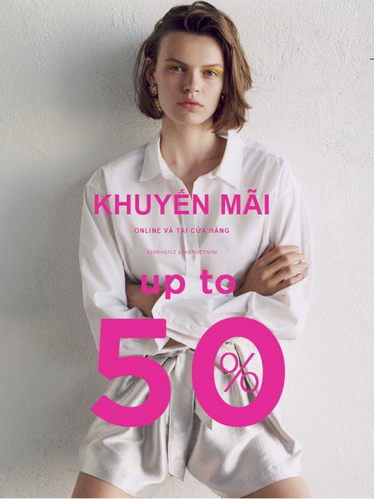 Zara giảm đến 50% nhiều sản phẩm