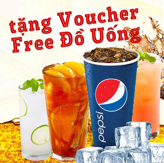 KOMBO tặng voucher miễn phí đồ uống