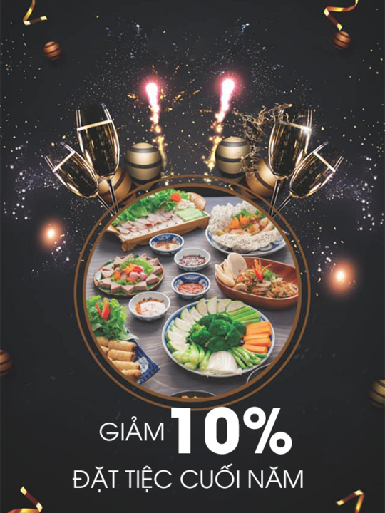 An Nam Quán ưu đãi giảm 10% khi đặt tiệc