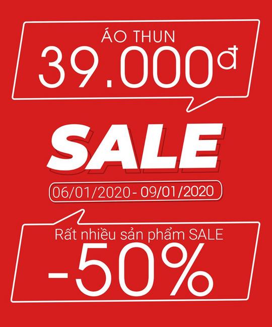 Yame giảm giá 50% nhiều sản phẩm