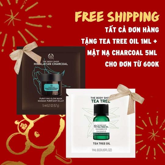 The Body Shop khuyến mãi miễn phí vận chuyển mọi đơn