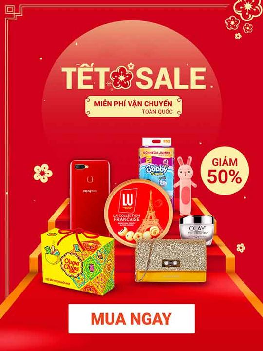Shopee shopee Tết Sale, Giảm Giá Đến 50%