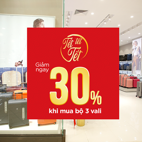LUG.vn giảm giá đến 30% vali Echolac