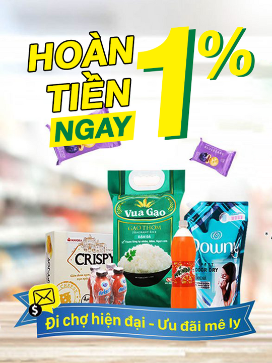 Bách Hóa Xanh hoàn tiền ngay 1% khi mua voucher