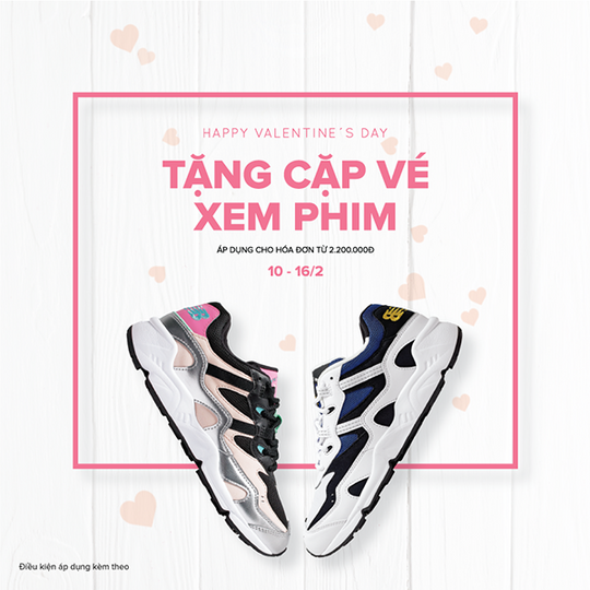 New Balance tặng cặp vé xem phim cho ĐH từ 2tr2
