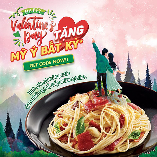 The Pizza Company tặng mì Ý với hóa đơn bất kỳ