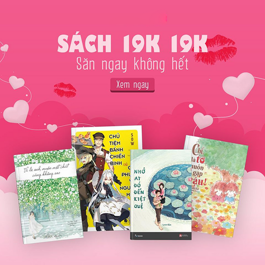FAHASA khuyến mãi sách đồng giá chỉ 9k