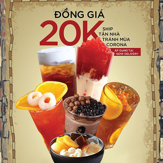 Monkey in Black đồng giá 20k qua Food Delivery Now