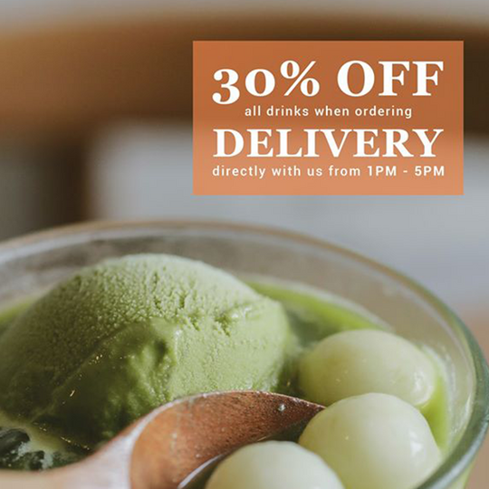 Morico giảm 30% toàn bộ menu nước