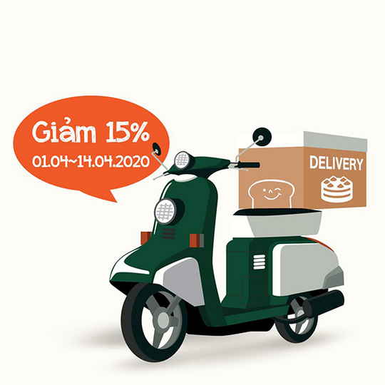 TOUS les JOURS giảm 15% toàn menu qua Now