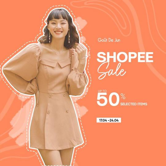 Goût De Jun giảm đến 50% khi mua qua Shopee