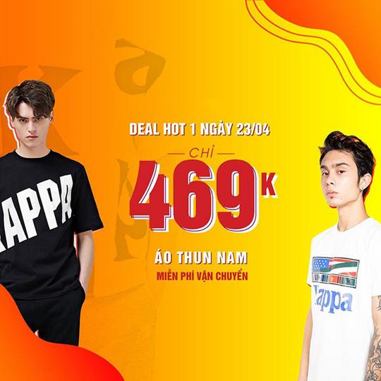 Kappa khuyến mãi đồng giá áo thun nam chỉ 469k