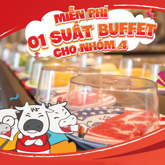 Kichi Kichi đi 4 tặng 1 tại TP.HCM