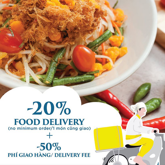 Tuk Tuk Thai Bistro khuyến mãi 20% trên toàn bộ menu