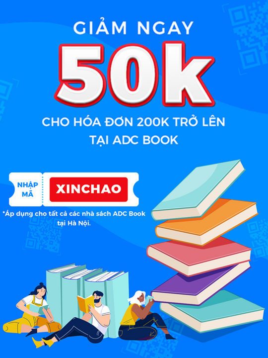 VNPAY giảm 50K cho ĐH từ 200K tại ADC Book
