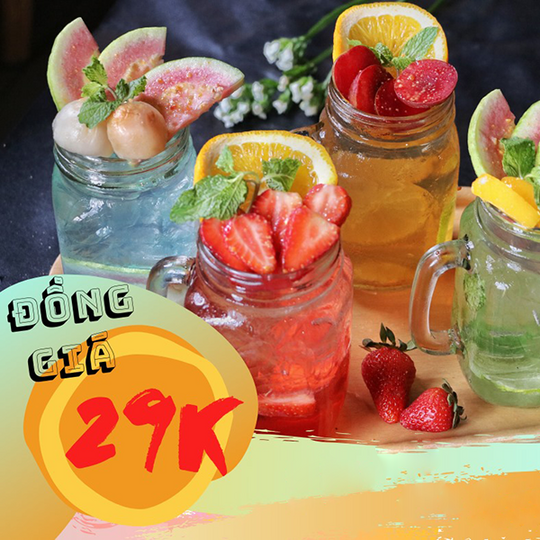 Buzza Pizza khuyến mãi đồng giá nước chỉ 29k