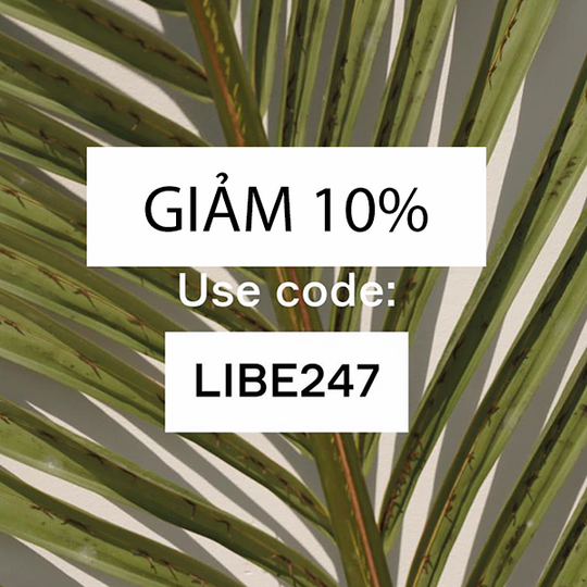 LIBÉ khuyến mãi 10% tất cả sản phẩm
