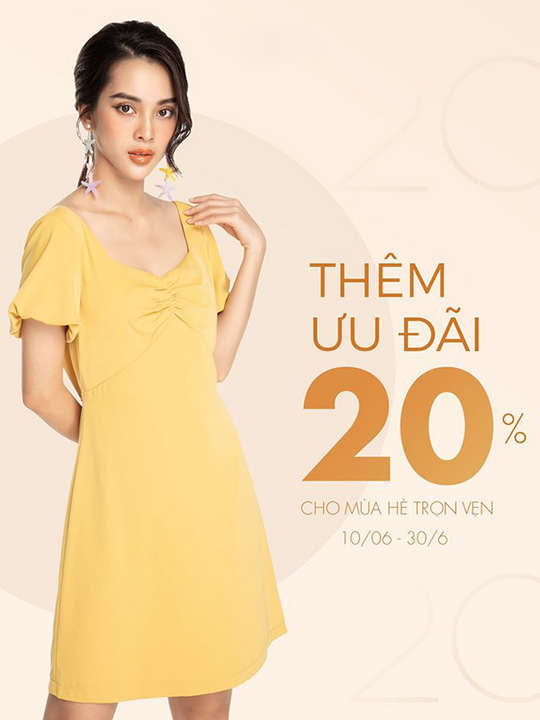 Hnoss khuyến mãi 20% nhiều sản phẩm