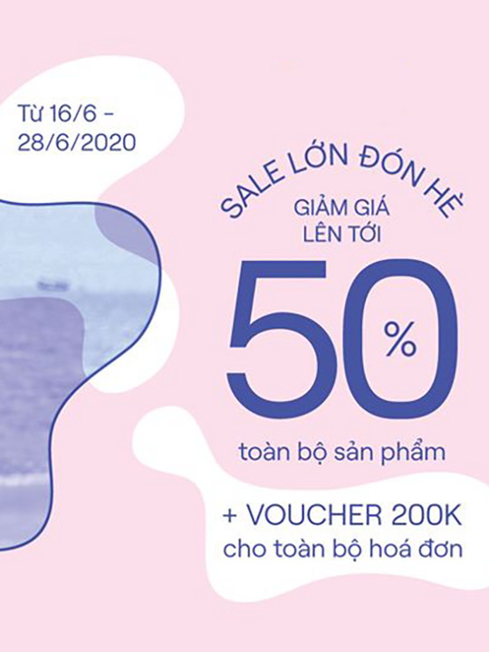 Bò Sữa - Boo khuyến mãi đến 50% toàn bộ sản phẩm