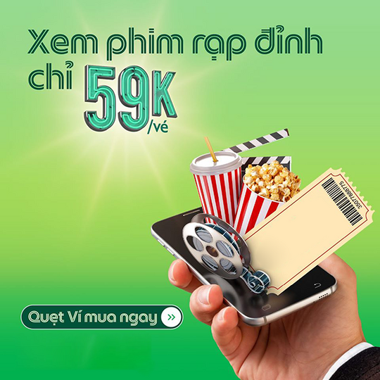 CGV khuyến mãi vé phim chỉ 59k