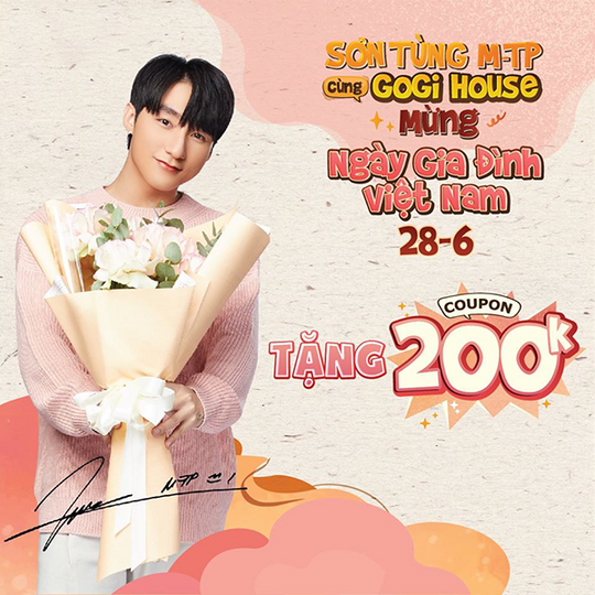 Gogi House tặng coupon 200k với HĐ từ 800k