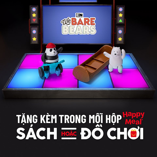 McDonald's quà tặng trong mỗi hộp Happy Meal