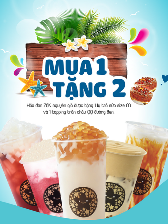 Tocotoco khuyến mãi mua 1 được 2