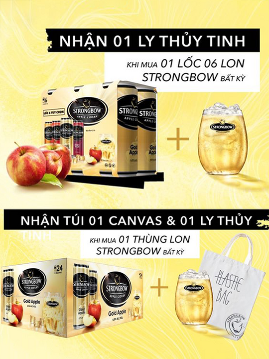 Tiki quà tặng khi mua Strongbow