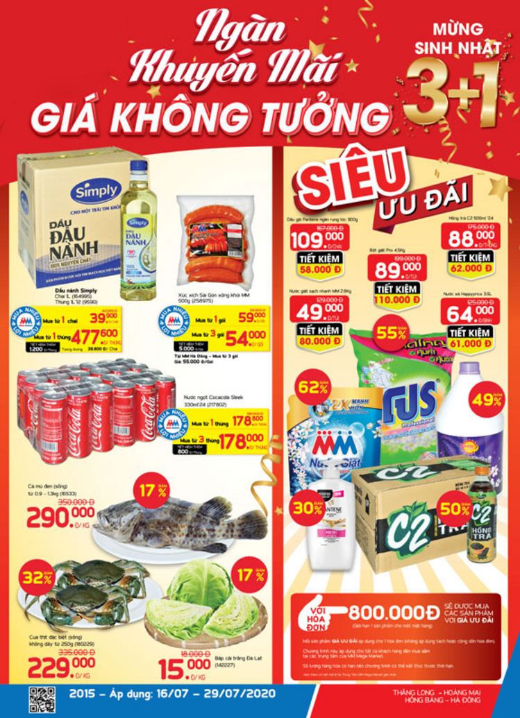 MM Mega Market cẩm nang Ngàn khuyến mãi Giá không tưởng