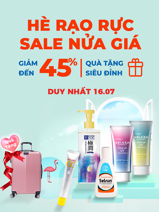 Rohto-Mentholatum khuyến mãi đến 45% tại Sendo