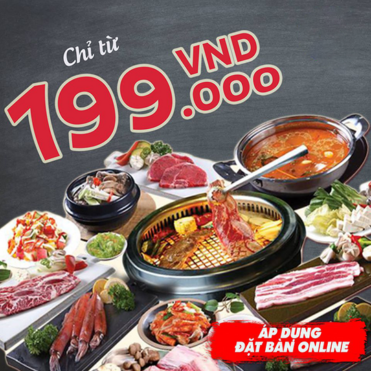 Seoul Garden lẩu nướng chỉ từ 199k