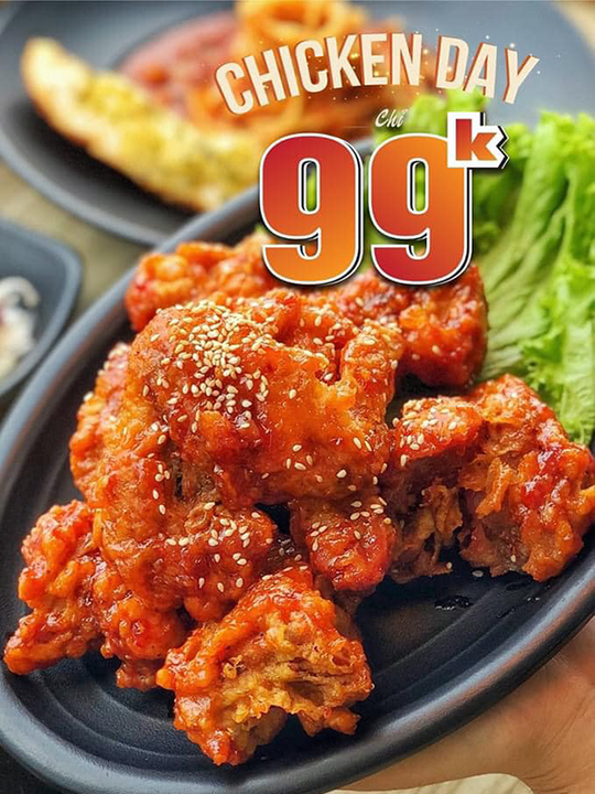 Papas' Chicken khuyến mãi gà chỉ 99k