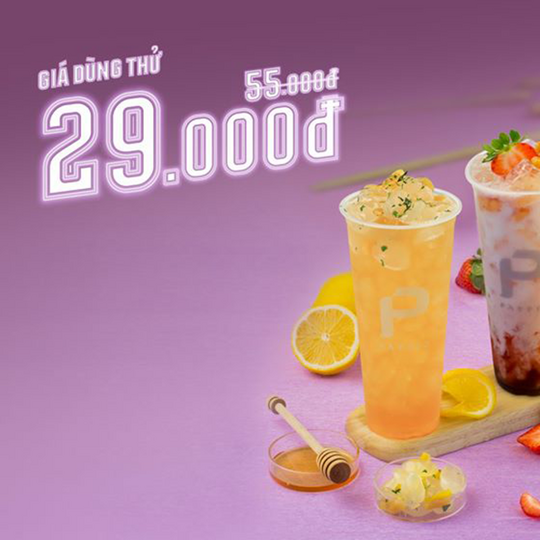 Passio Coffee Vietnam khuyến mãi chỉ 29K cho 3 món nước