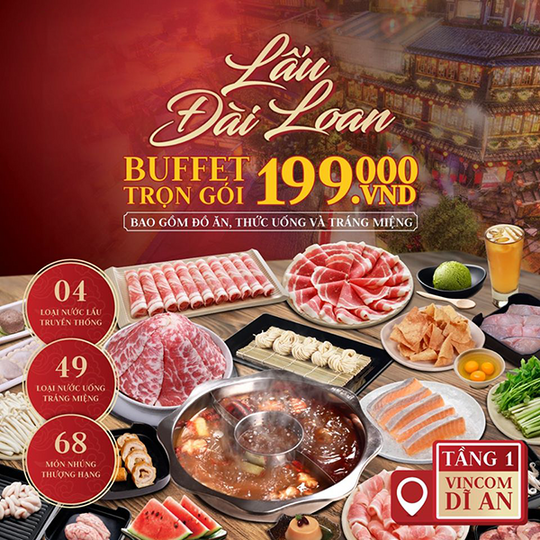 Manwah khuyến mãi buffet chỉ 199K